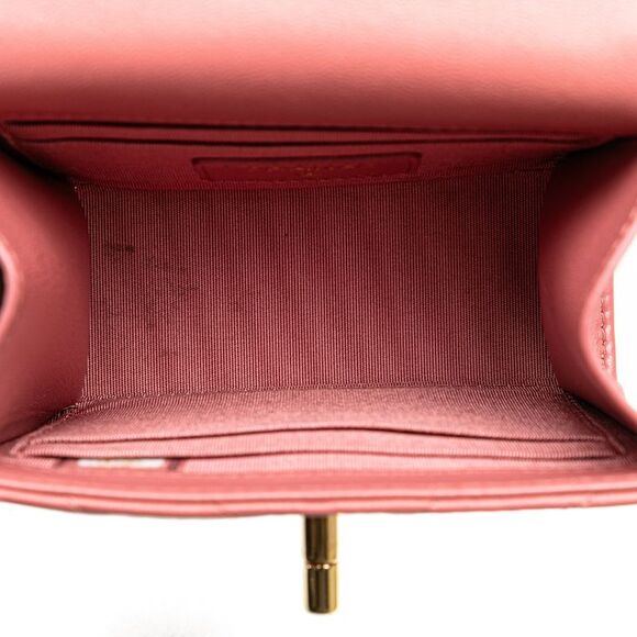 Chanel Mini Chevron Lambskin Trendy Cc Chain Wallet - Picture 4 of 10